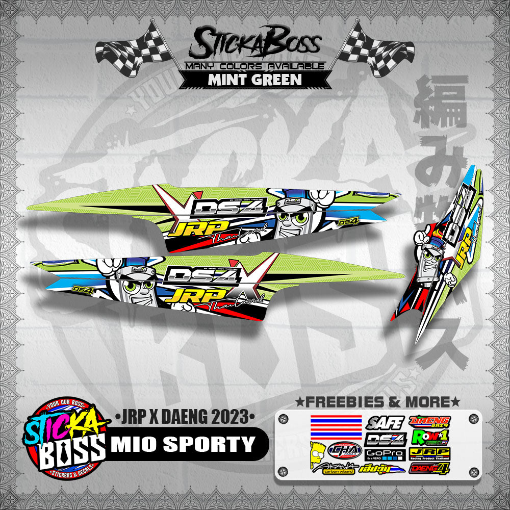 MIO SPORTY DECALS ( DAENG X JRP 2023 )【WITH FREEBIES】