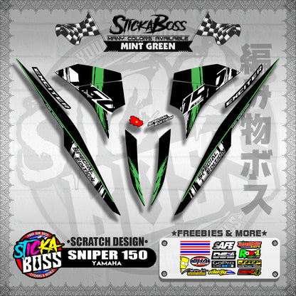 SNIPER 150 VIETNAM DECALS ( SCRATCH DESIGN )【WITH FREEBIES】