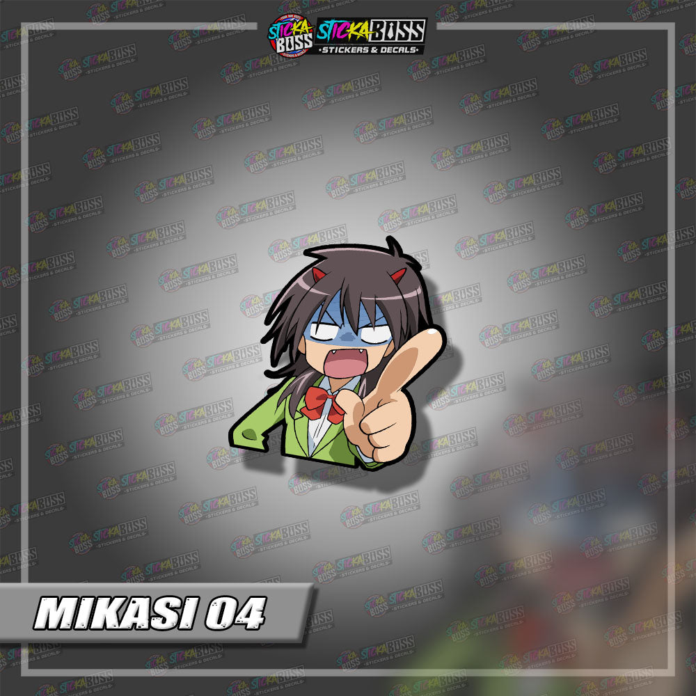 MAID SAMA | ANIME PEEKER STICKER【VINYL PRINTED】( LAMINATED / WATERPROOF )