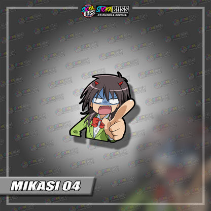 MAID SAMA | ANIME PEEKER STICKER【VINYL PRINTED】( LAMINATED / WATERPROOF )