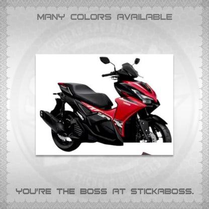 AEROX V3 ALPHA TURBO STOCK DECALS (STOCK DESIGN 2026)STICKER DECALS By STICKABOSS