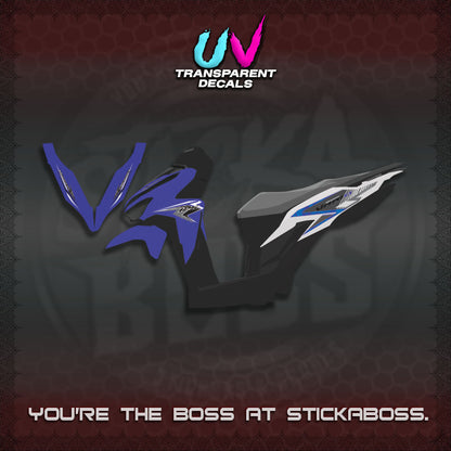 CLICK 125 V2  UV TRANSPARENT VARIO DECALS (2 TONE VIETNAM MOTIF 2026)STICKER DECALS By STICKABOSS
