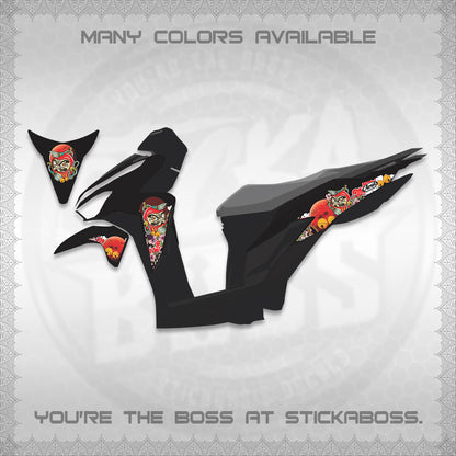 CLICK 125 V2 VARIO DECALS (DARUMA CLOUDS DESIGN) STICKER DECALS By STICKABOSS (Copy)