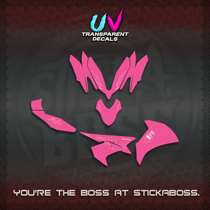 AEROX V3 ALPHA TURBO UV TRANSPARENT DECALS (SUKI 2FAST & 2FURIOUS)STICKER DECALS By STICKABO