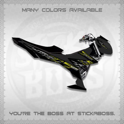 RAIDER 150 Fi DECALS (2026 CUSTOM LIGHTNING)STICKER DECALS By STICKABOSS