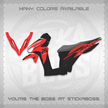 CLICK 125 V2 DECALS (2026 30TH ANNIVERSARY RACING DESIGN) STICKER DECALS BY STICKABOSS