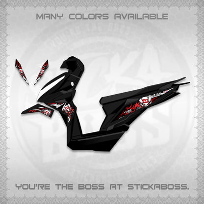 BEAT FI V2 FOR WHITE DECALS (2026 NEW RCB 2.0 DESIGN) STICKER KITS BY STICKABOSS