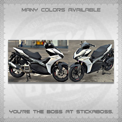 AEROX V3 STOCK STRIPING DECALS (SP EDITION)STICKER DECALS By STICKABOSS