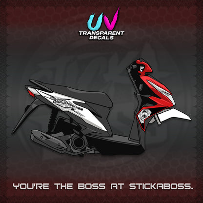 BEAT FI V2 UV TRANSPARENT DECALS (2026 BEATSTREET DESIGN) STICKER KITS BY STICKABOSS