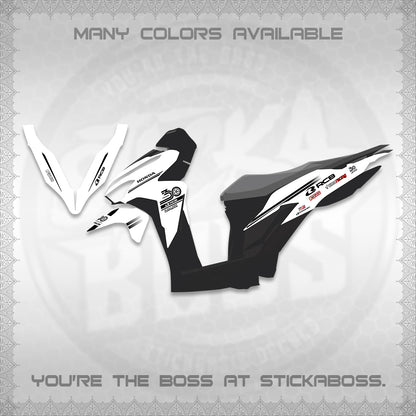 CLICK 125 V2 FOR WHITE DECALS (2026 30TH ANNIVERSARY RACING DESIGN) STICKER DECALS BY STICKABOSS