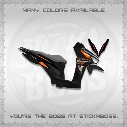 CLICK 125 V2 DECALS (2026 LIQUID COOLED DESIGN)STICKER DECALS BY STICKABOSS