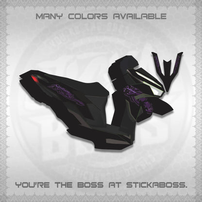 CLICK V3 STRIPING VARIO DECALS (GRAPHITY ARROW DESIGN)STICKER DECALS BY STICKABOSS