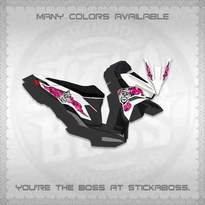 CLICK V3 DECALS (SOLO STATUE OF GOD DESIGN)STICKER DECALS By STICKABOSS