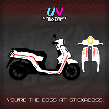 FAZZIO UV TRANSPARENT DECALS (2026 JAPAN LINES) STICKER KITS BY STICKABOSS