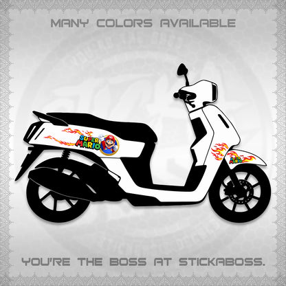 FAZZIO DECALS (FLAMES 02 SUPER-M MOTIF) STICKER KITS BY STICKABOSS