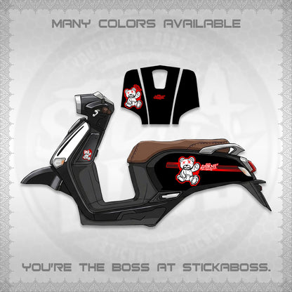 GIORNO 125 DECALS (2026 TEDDY LUX DESIGN) STICKER DECALS BY STICKABOSS
