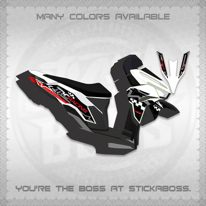 CLICK V3 DECALS (2026 TRC RACING DESIGN)STICKER DECALS By STICKABOSS