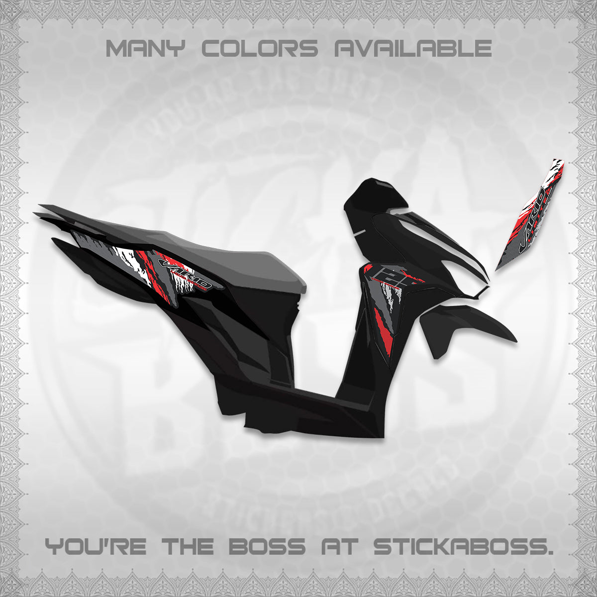 CLICK 125 V2 VARIO DECALS (2022 SPLASH SPECIAL) STICKER KITS BY STICKABOSS
