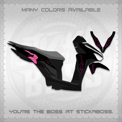 CLICK V2 DECALS (2026 2F2F SWIRL DESIGN) STICKER KITS BY STICKABOSS