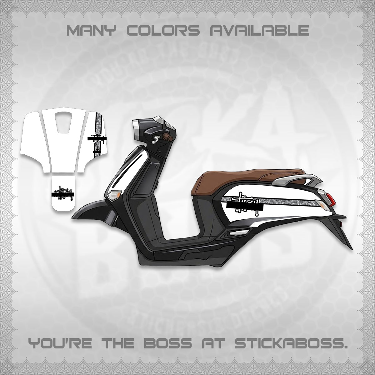 GIORNO 125 DECALS (2026 LUXSTUS DESIGN) STICKER DECALS BY STICKABOSS