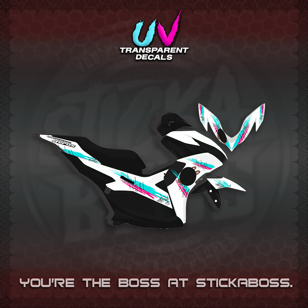 AEROX V2 DECAL(STUFF TOY 2 TONE)STICKER DECALS By STICKABOSS