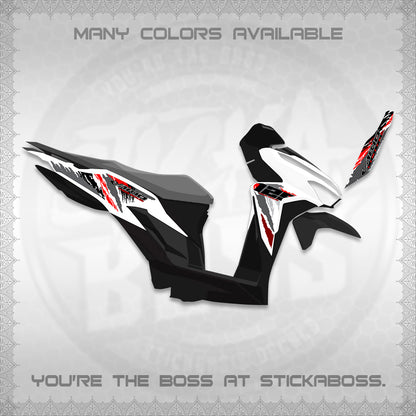 CLICK 125 V2 VARIO FOR WHITE DECALS (2022 SPLASH SPECIAL) STICKER KITS BY STICKABOSS
