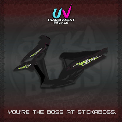 MIO 1 INDO UV TRANSPARENT (STRIPING A46 DESIGN)STICKER DECALS By STICKABOSS