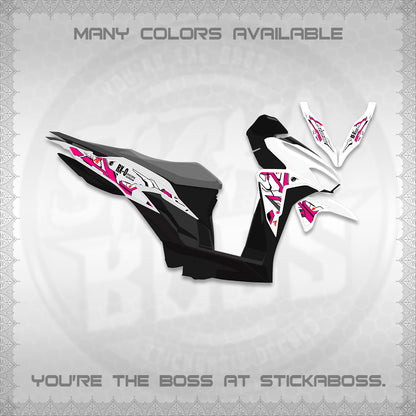 CLICK V2 FOR WHITE VARIO DECALS (RX-O UNICORN GD)STICKER DECALS By STICKABOSS