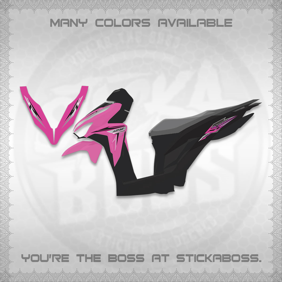 CLICK V2 VARIO DECALS (ATLAS APPOLO) STICKER DECALS By STICKABOSS