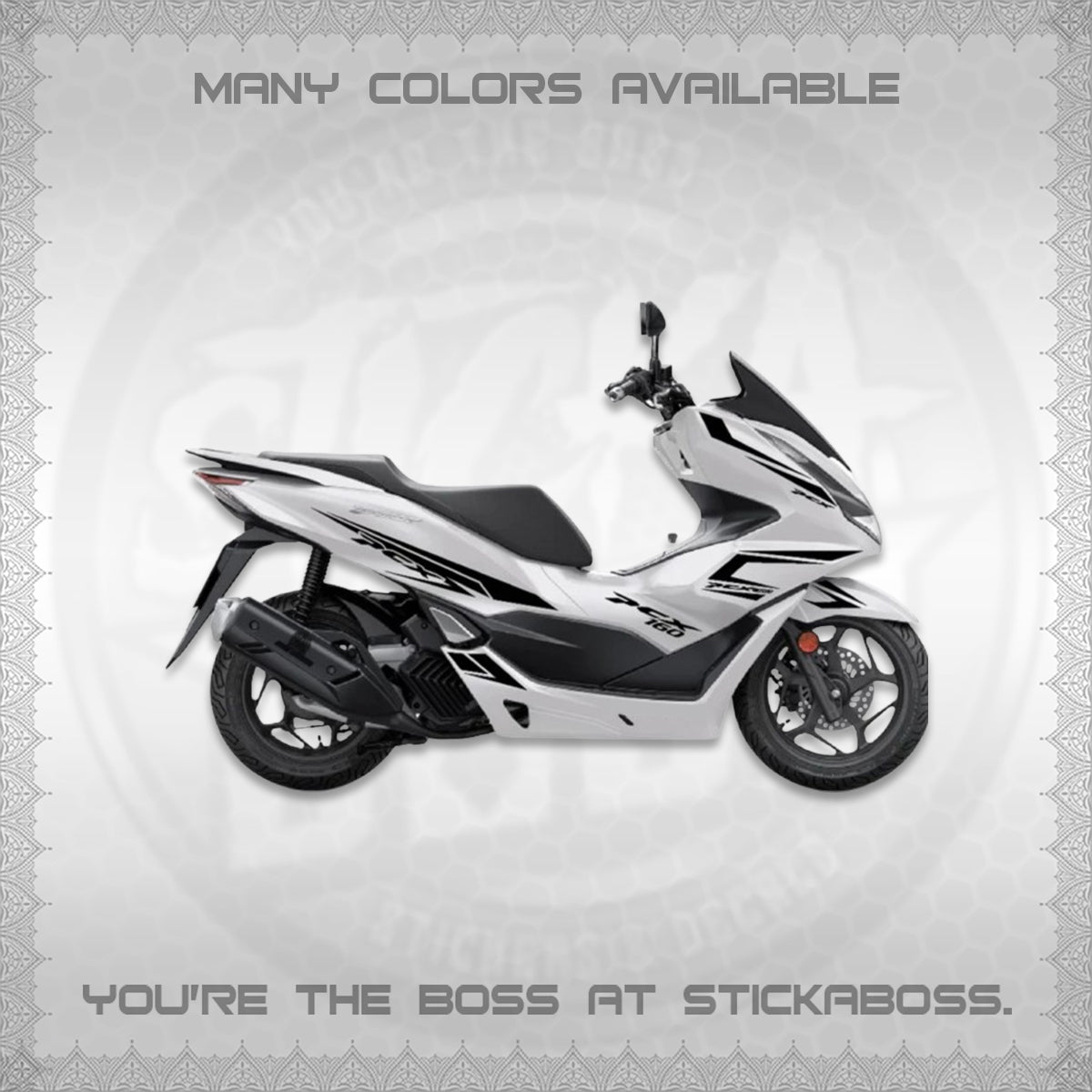 PCX  155160 INDO DECALS (NEW STRIPPING 09)STICKER DECALS By STICKABOSS