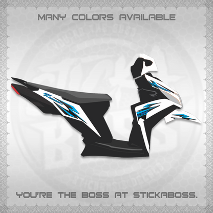 MIO I 125 M3 INDO-MALAY FOR WHITE (SHARP CODE AM3) STICKER DECALS By STICKABOSS (Copy)