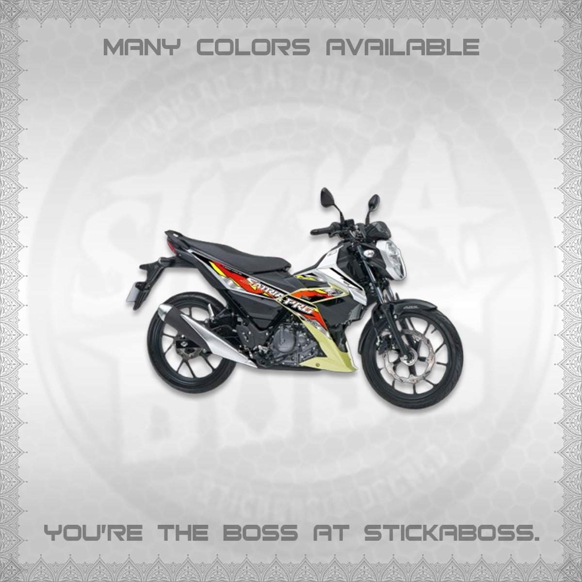 RAIDER PRO SATRIA DECALS (2026 NTN N19) STICKER DECALS BY STICKABOSS (Copy)
