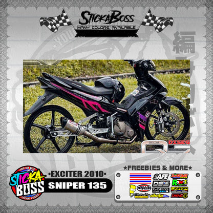 SNIPER 135 DECALS ( EXCITER 2010 )【WITH FREEBIES】