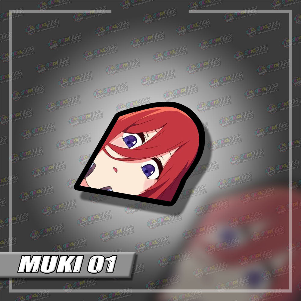 The Quintessential Quintuplets | ANIME PEEKER STICKER【VINYL PRINTED】( LAMINATED / WATERPROOF )