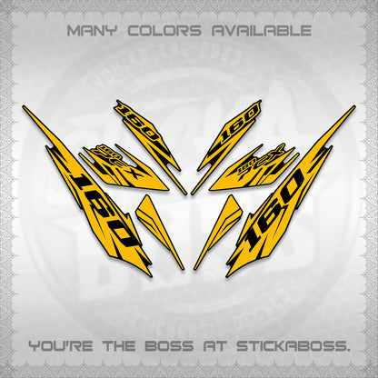 PCX 150 160 INDO DECALS (2026 NEW 08 DESIGN) STICKER DECALS By STICKABOSS
