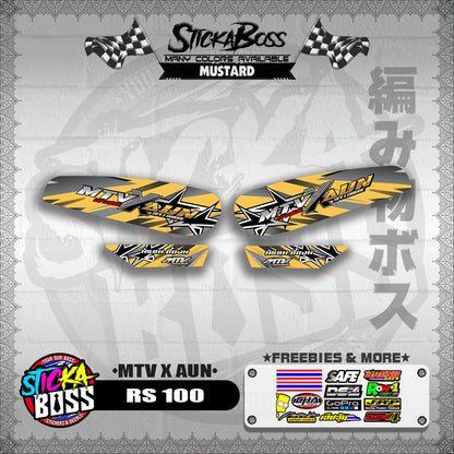 RS 100 DECALS ( MTV X AUN )【WITH FREEBIES】