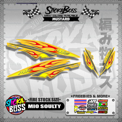 MIO SOULTY DECALS ( FIRE STOCK SIZE )【WITH FREEBIES】