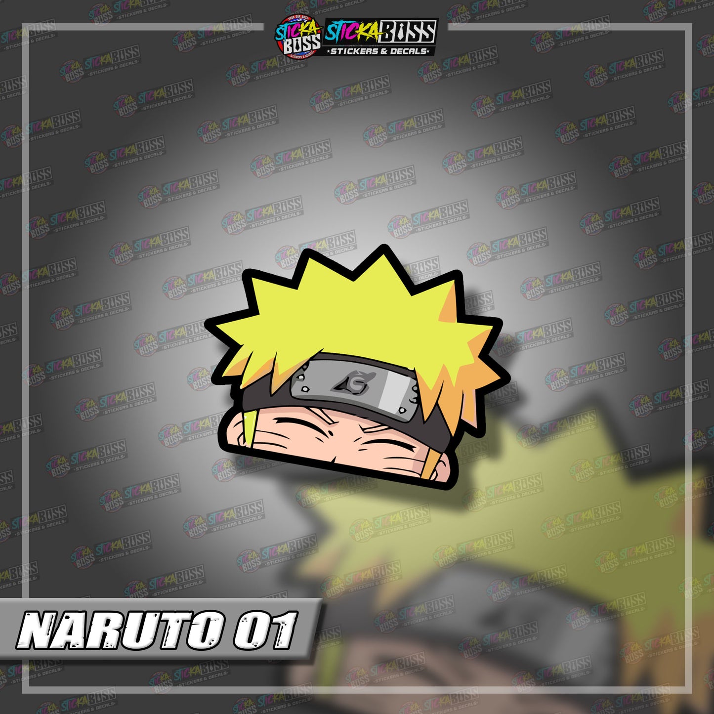 NARUTO | ANIME PEEKER STICKER【VINYL PRINTED】( LAMINATED / WATERPROOF )