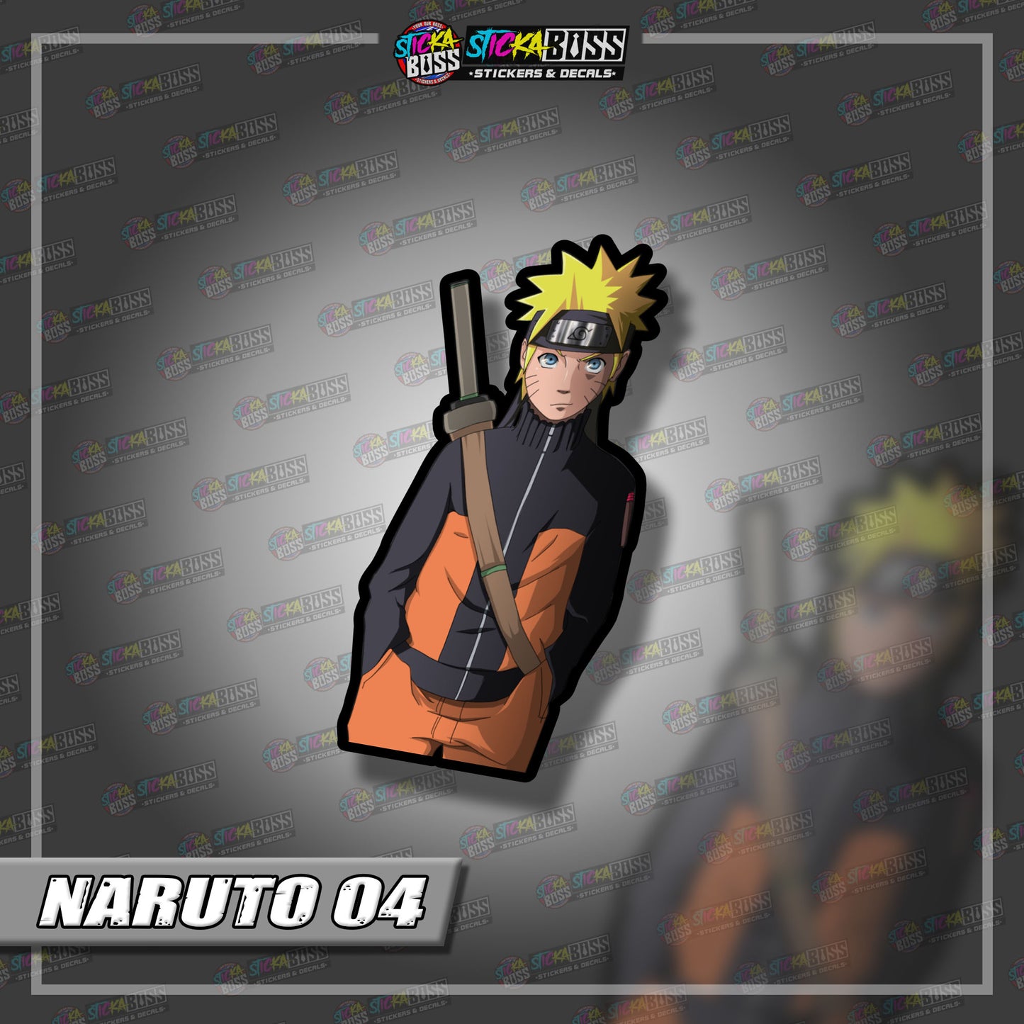 NARUTO PART 2 | ANIME PEEKER STICKER【VINYL PRINTED】( LAMINATED / WATERPROOF )