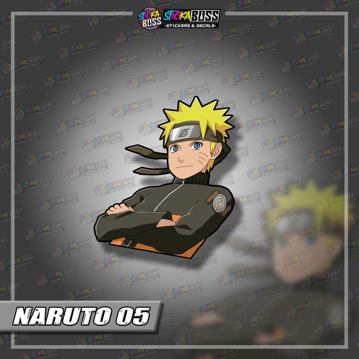 NARUTO PART 2 | ANIME PEEKER STICKER【VINYL PRINTED】( LAMINATED / WATERPROOF )