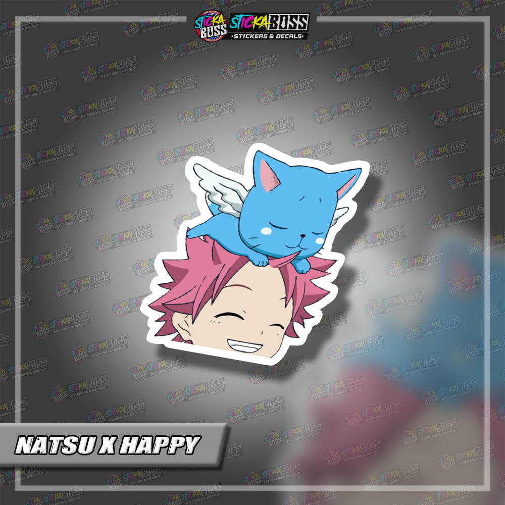 FAIRYTAIL | ANIME PEEKER STICKER【VINYL PRINTED】( LAMINATED / WATERPROOF )