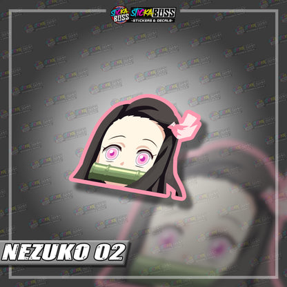 DEMON SLAYER PART 2 | ANIME PEEKER STICKER【VINYL PRINTED】( LAMINATED / WATERPROOF )