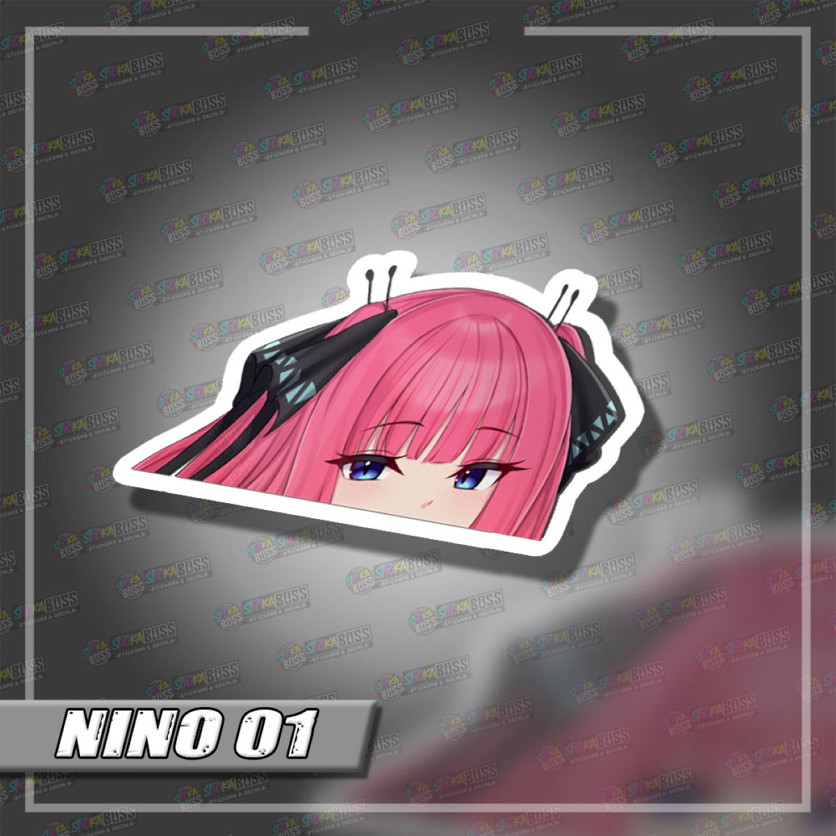 The Quintessential Quintuplets | ANIME PEEKER STICKER【VINYL PRINTED】( LAMINATED / WATERPROOF )