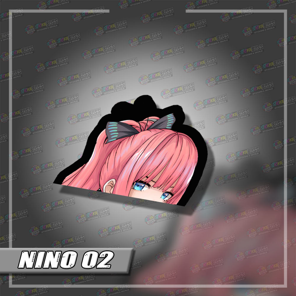 The Quintessential Quintuplets | ANIME PEEKER STICKER【VINYL PRINTED】( LAMINATED / WATERPROOF )