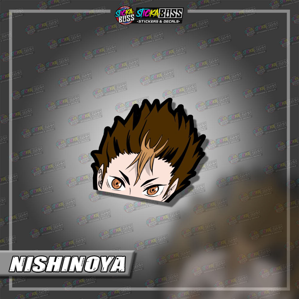 HAIKYUU | ANIME PEEKER STICKER【VINYL PRINTED】( LAMINATED / WATERPROOF )