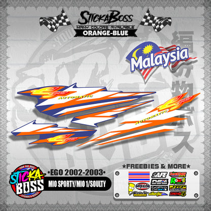 MIO SPORTY / MIO 1 / SOULTY DECALS ( EGO 2002-2003 )【WITH FREEBIES】