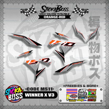 WINNER X V3 DECALS ( CODE MS11 )【WITH FREEBIES】