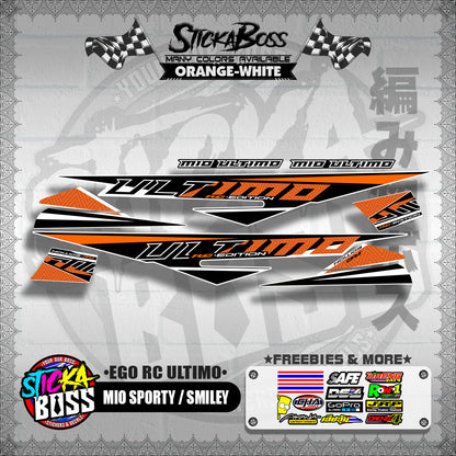 MIO SPORTY / SMILEY DECALS ( EGO RC ULTIMO )【WITH FREEBIES】
