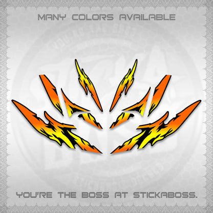 CLICK 125 V4 VARIO DECALS (2026 TAMIYA-STYLE RACING DESIGN) STICKER KITS By STICKABOSS
