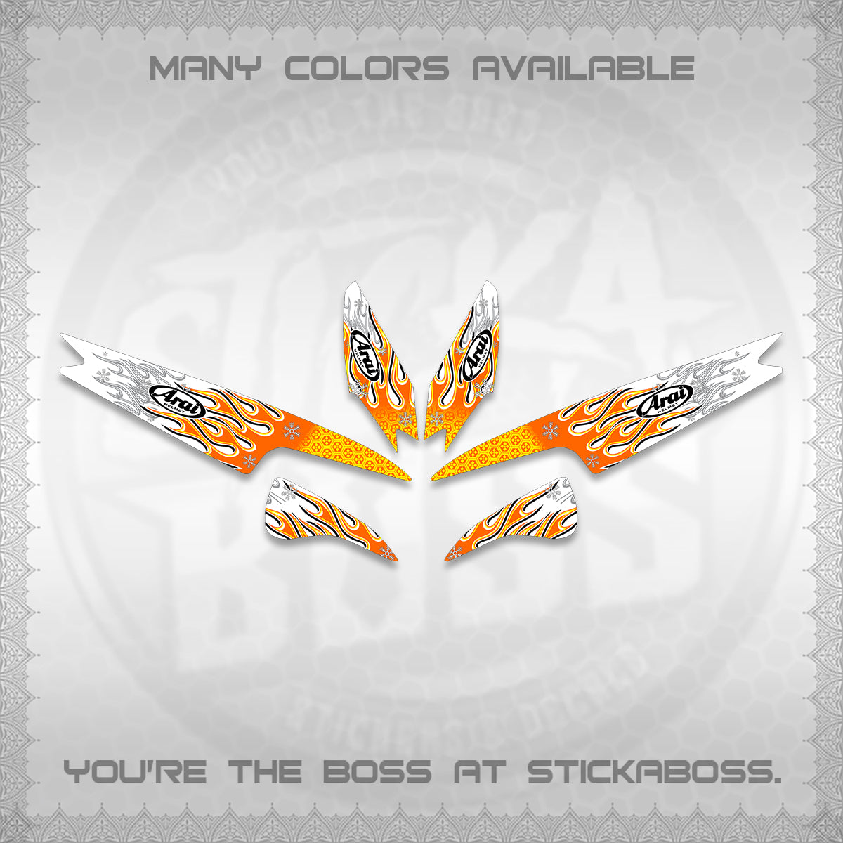 AEROX V3 STOCK STRIPING DECALS (SP EDITION)STICKER DECALS By STICKABOSS